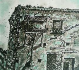 Paese Nuorese-Forno piano di sopra