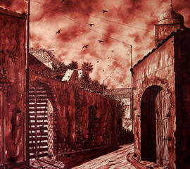 Nuragus Portico-Particolare