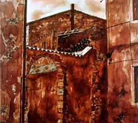 Nuragus Via Chiesa-Portico