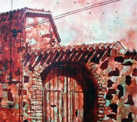 Nuragus-Via Roma Portale 