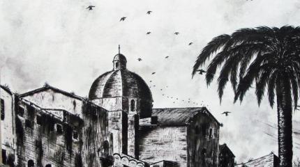 Cagliari-Cattedrale -Da terrapieno